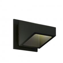 DALS Lighting LEDWALL004D-BK - Black Trapezoidal LED Wall Sconce