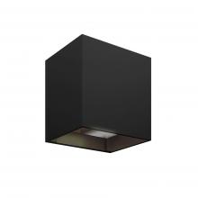 DALS Lighting LEDWALL-G-BK - Black 4 Inch Square Directional Up/Down LED Wall Sconce