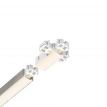 DALS Lighting LINU12-ACC-CROSS - White X Cross Connector LED Ultra Slim Linear for LINU Series