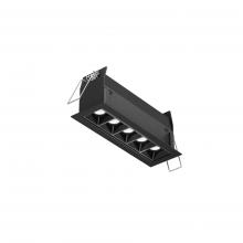 DALS Lighting MSL5-3K-BK - Black 5 Light Microspot Adjustable LED Recessed Down Light