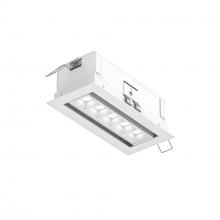 DALS Lighting MSL5G-3K-AWH - All White 5 Light Microspot Adjustable LED Recessed Down Light