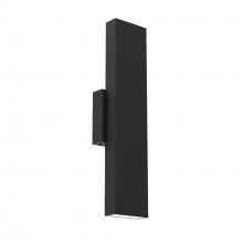 DALS Lighting MSLWALL-3K-BK - Black 6 Light Microspot LED Linear Wall Sconce