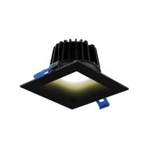 DALS Lighting RGR6SQ-3K-BK - Black 6 Inch Square Indoor/Outdoor Regressed Gimbal Down Light