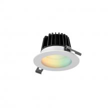 DALS Lighting SM-RGR4WH - White 4 Inch Smart RGB+CCT LED Regressed Recessed light