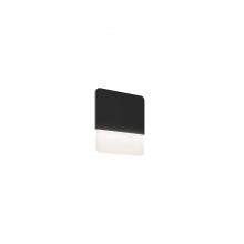 DALS Lighting SQS06-3K-BK - Black 6 Inch Square Ultra Slim Wall Sconce