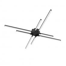 DALS Lighting STRFM-3K-BK - Black 32 Inch Star LED Flush Mount