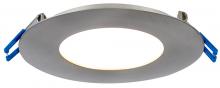 Lotus LED Lights LL4R-27K-BN - 4 Inch Round Ultimate 13.5W LED 2700K Brushed Nickel 110 Deg 750 lm Type IC CRI 90+