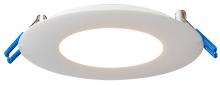 Lotus LED Lights LL4R-28K-WH-DTW - 4 Inch Round Ultimate 13.5W LED Dim To Warm 2800K-2000K White Type IC CRI 90+