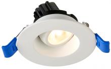 Lotus LED Lights LRG2-35K-HO-WH - 2 Inch Round Regressed Gimbal HO 5.5W LED 3500K White 24 Deg 500 lm Type IC CRI 90