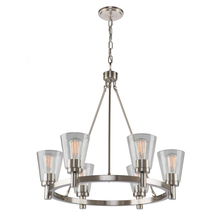 Artcraft AC10766BN - Clarence 6-Light Chandelier