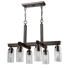 Artcraft AC10866BU - Home Glow 6-Light Chandelier