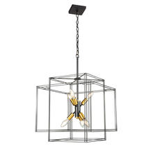 Artcraft AC11736BK - Artisan 6 Light Pendant