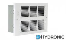 King Electric H612 6/8-AS/FS-GW - HYDRONIC WALL HEATER SM 6000/7600 BTU W/AQUA SW & FAN SW WHITE