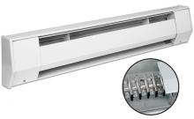 King Electric 3K2405BW - K SERIES BASEBOARD HEATER 3&#39; 277/240V 750/570W WHITE