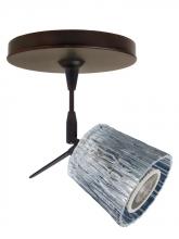 Besa Lighting 1SP-514500-LED-BR - Besa Nico 3 Spotlight 1Sp Clear Stone Bronze 1x9W LED Mr16