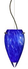 Besa Lighting 1KX-412586-BR - Besa Juli Cable Pendant Blue Cloud Bronze 1x100W Medium Base