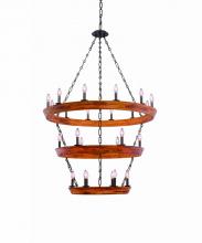 Kalco 505554BI - Lansdale (12+6+6) Light 3 Tier Chandelier