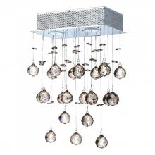 Worldwide Lighting Corp W23225C12 - Icicle Collection 2 Light Chrome Finish and Clear Crystal Wall Sconce 12&#34; W x 17&#34; H Medium