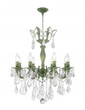 Worldwide Lighting Corp W83329B23 - Versailles 8-Light Antique Bronze Finish and Clear Crystal Chandelier 23 in. Dia x 26 in. H Large
