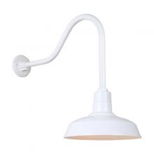 Hi-Lite MFG Co. H-QSN15116-SA-93/QSNHL-H-93 - 16&#34; Gooseneck Light Warehouse Shade, QSNHL-H Arm
