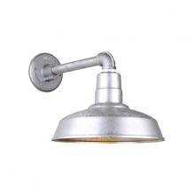Hi-Lite MFG Co. H-QSN15114-SA-96/QSNB-44-96 - 14&#34; Gooseneck Light Warehouse Shade, QSNB-44 Arm