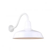 Hi-Lite MFG Co. H-QSN15116-SA-93/QSNB-42-93 - 16&#34; Gooseneck Light Warehouse Shade, QSNB-42 Arm