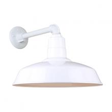 Hi-Lite MFG Co. H-QSN15116-SA-93/QSNB-44-93 - 16&#34; Gooseneck Light Warehouse Shade, QSNB-44 Arm