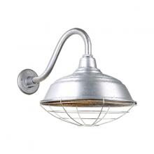Hi-Lite MFG Co. H-QSN15117-SA-96/QSNB-42-96/QSNWGR-17-96 - 17&#34; Gooseneck Light Warehouse Shade, QSNB-42 Arm, Wire Guard Accessory