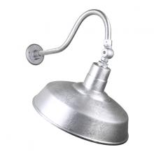Hi-Lite MFG Co. H-QSN15118-SA-96/QSNHL-A-96/QSNSK-96 - 18&#34; Gooseneck Light Warehouse Shade, QSNHL-A Arm, Swivel Knuckle Accessory