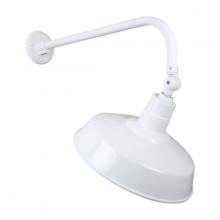 Hi-Lite MFG Co. H-QSN15114-SA-93/QSNB-13-93/QSNSK-93 - 14&#34; Gooseneck Light Warehouse Shade, QSNB-13 Arm, Swivel Knuckle Accessory