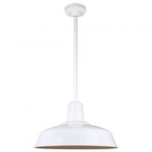 Hi-Lite MFG Co. H-QSN15118-SA-93/QSN24ST3-93/QSNHSC-93 - 18&#34; Ceiling Stem Light