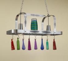 Hi-Lite MFG Co. H-22Y-D-BK01/A-COP - POT RACK COLLECTION