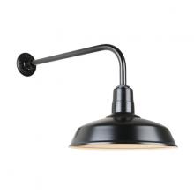 Hi-Lite MFG Co. H-QSN15116-SA-91/QSNB-13-91 - 16&#34; Gooseneck Light Warehouse Shade, QSNB-13 Arm