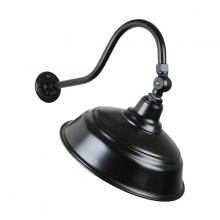 Hi-Lite MFG Co. H-QSN15117-SA-91/QSNHL-A-91/QSNSK-91 - 17&#34; Gooseneck Light Warehouse Shade, QSNHL-A Arm, Swivel Knuckle Accessory
