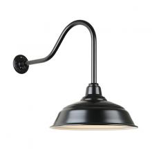 Hi-Lite MFG Co. H-QSN15117-SA-91/QSNHL-H-91 - 17&#34; Gooseneck Light Warehouse Shade, QSNHL-H Arm