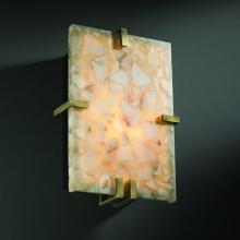 Justice Design Group ALR-5551-CROM - Clips Rectangle Wall Sconce (ADA)
