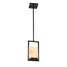 Justice Design Group ALR-7515W-MBLK - Laguna 1-Light LED Outdoor Mini-Pendant