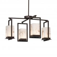 Justice Design Group FAL-7510W-DBRZ - Laguna 4-Light LED Outdoor Chandelier