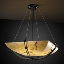 Justice Design Group FAL-9721-25-MBLK-LED-3000 - 18&#34; Pendant Bowl w/ Crossbar