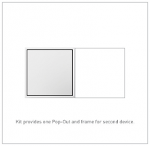 Legrand ARPTR152GW2 - adorne? 15A Two-Gang Pop-Out Outlet, White