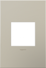 Legrand AWC1G2SN4 - adorne? Satin Nickel One-Gang Screwless Wall Plate