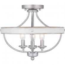 Progress P350117-141 - Gulliver Collection Four-Light 14-1/4&#34; Semi-Flush Convertible