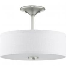 Progress P350129-009 - Inspire Collection 13&#34; Two-Light Semi-Flush