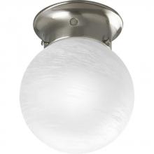 Progress P3401-09 - Glass Globes Collection 6&#34; One-Light Close-to-Ceiling