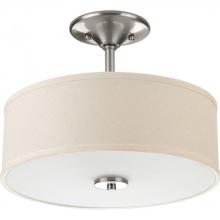 Progress P3712-09 - Inspire Collection Two-Light 13&#34; Semi-Flush