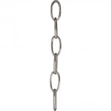 Progress P8759-104 - Accessory Chain - 10&#39; of 6 Gauge Chain in Polished Nickel