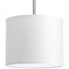 Progress P8828-30 - Markor Collection 10&#34; Drum Shade for Use with Markor Pendant Kit