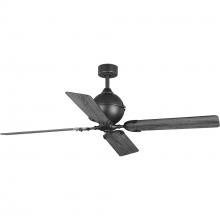 Progress P250010-080 - Royer Collection 56&#34; Four-Blade Forged Black Ceiling Fan