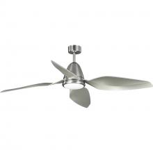 Progress P250032-009-30 - Holland Collection 60&#34; Four-Blade Brushed Nickel Ceiling Fan