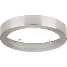 Progress P860049-009 - Everlume Collection Brushed Nickel 7&#34; Edgelit Round Trim Ring